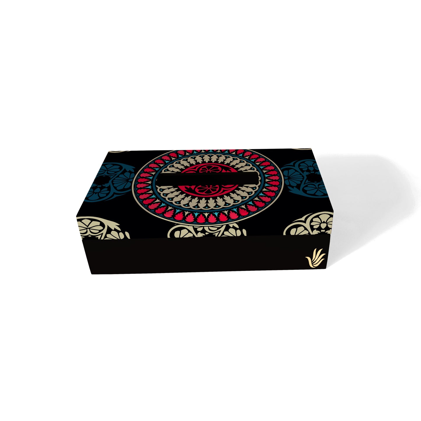 BlackMandala Tissue Box