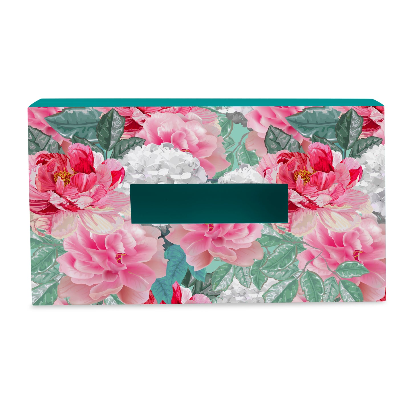 Red Chrys Tissue Box
