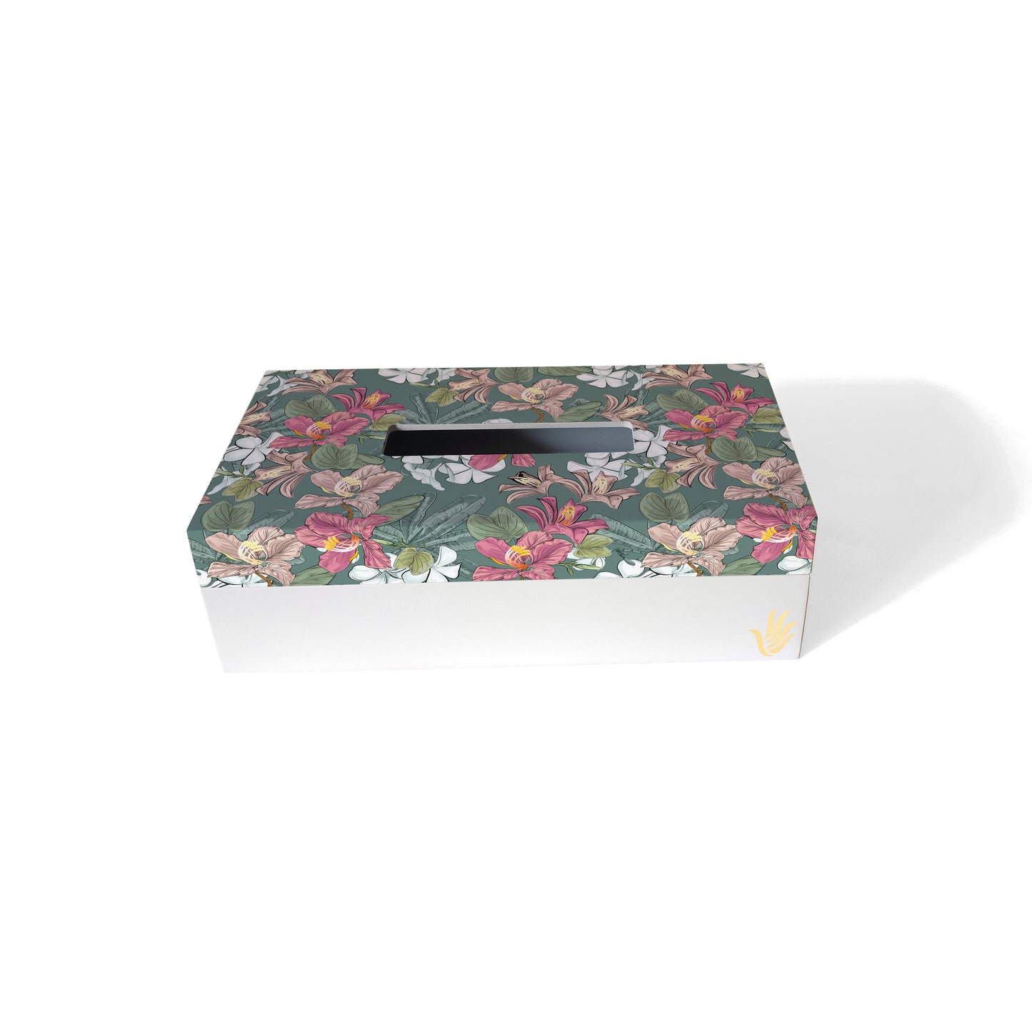 Vntg Jasmine Tissue Box