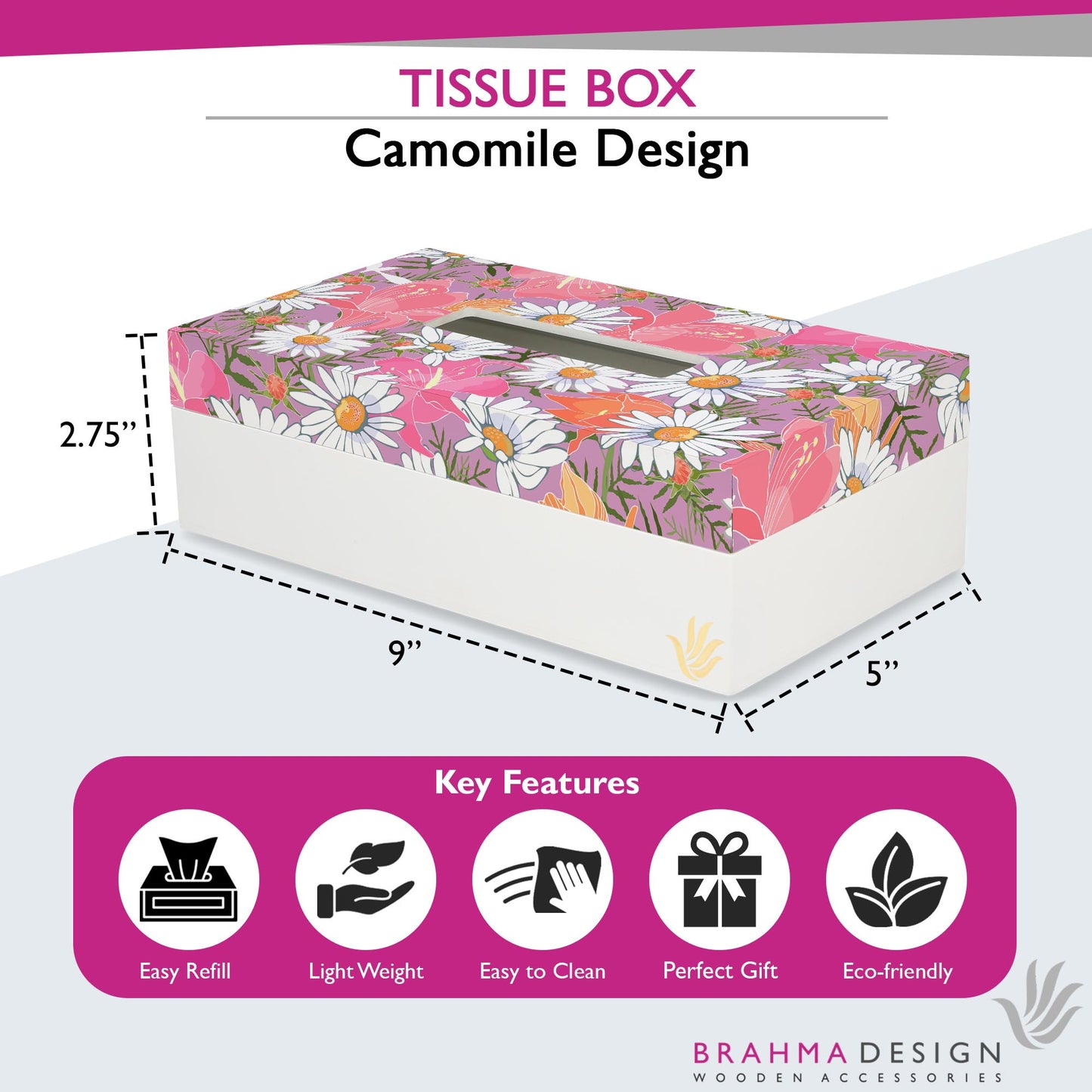 Camomile Tissue Box