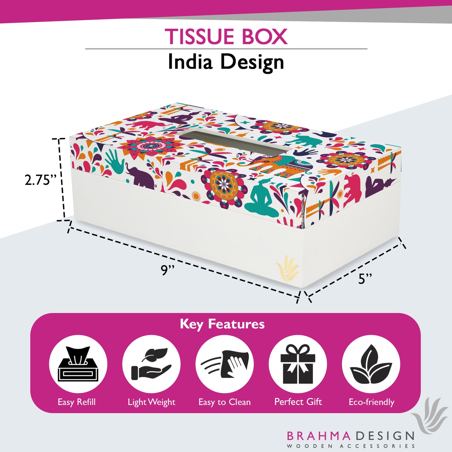 India Tissue Box