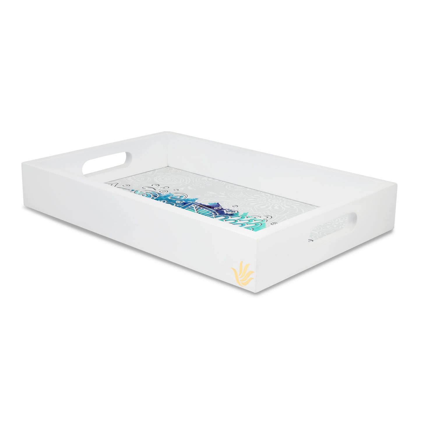 Abstract Flr Tray 8 x 12