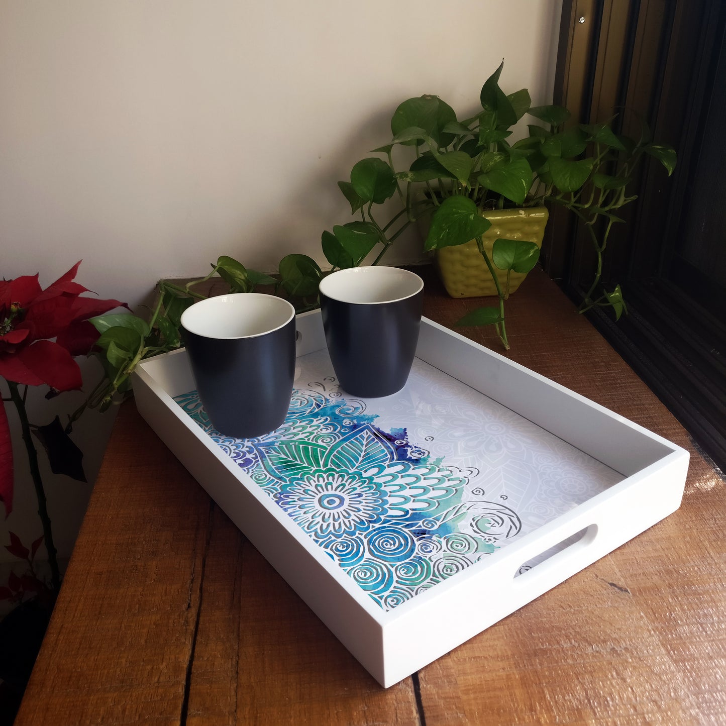 Abstract Flr Tray 10 x 14