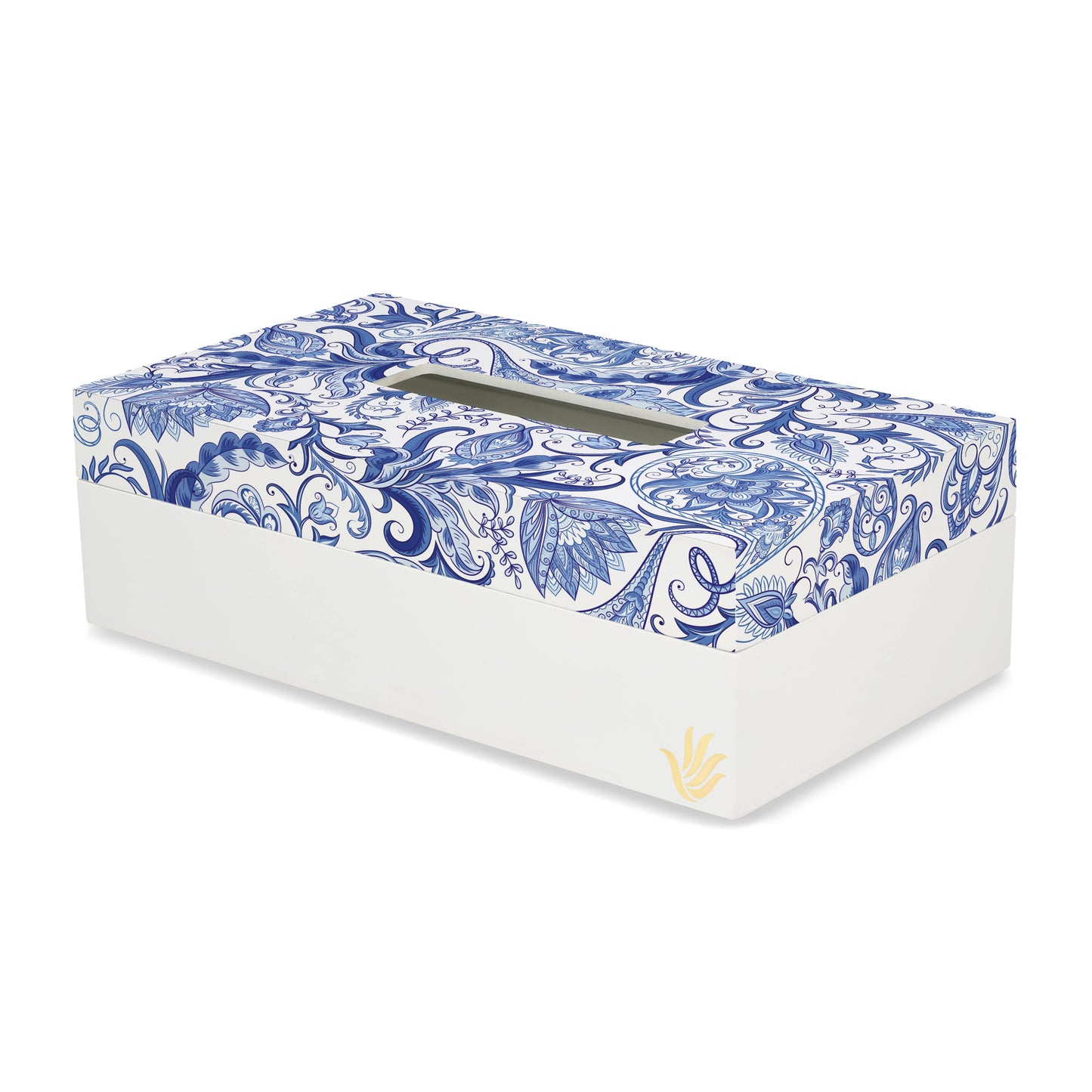 Blue Orient Tissue Box 9" x 5" x 2.75" - Main Image