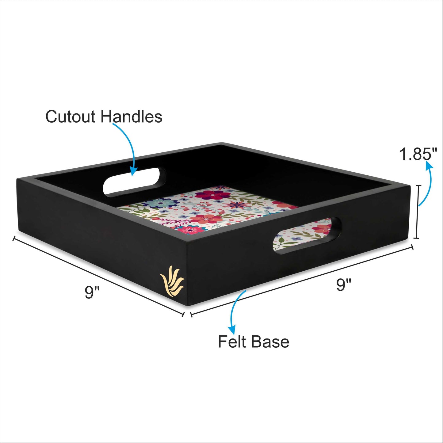 Teen Flr Sq Tray