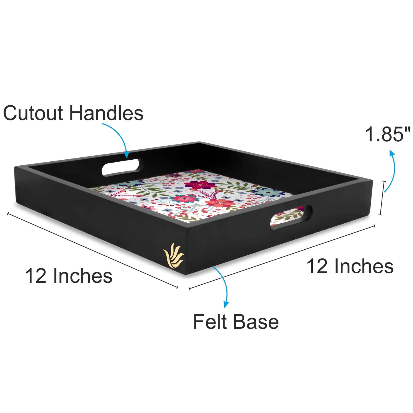 Teen Flr Sq Tray