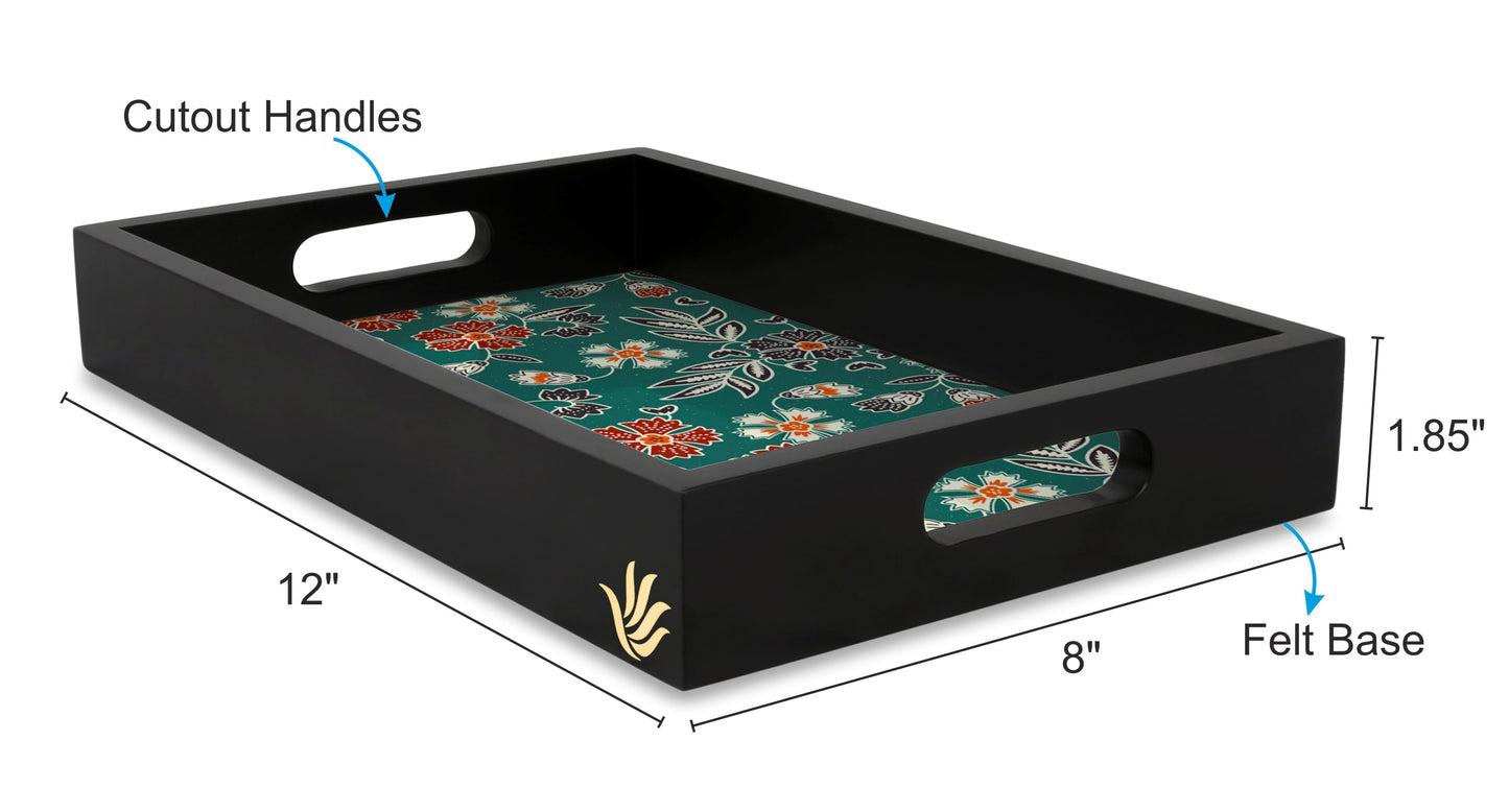 EmeraldBatik Tray 8 x 12