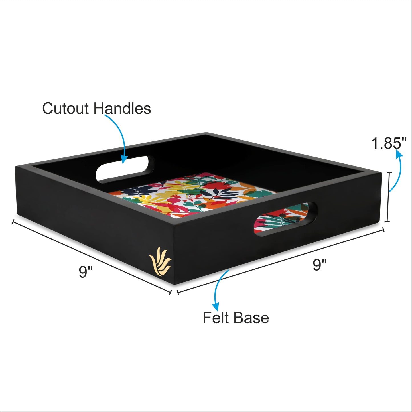 AutumnLeaves Sq Tray