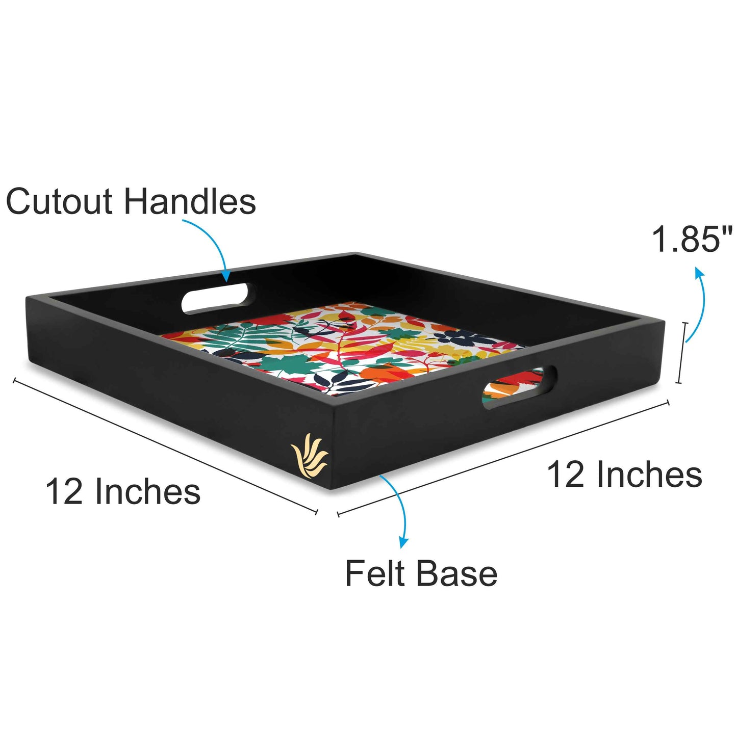 AutumnLeaves Sq Tray