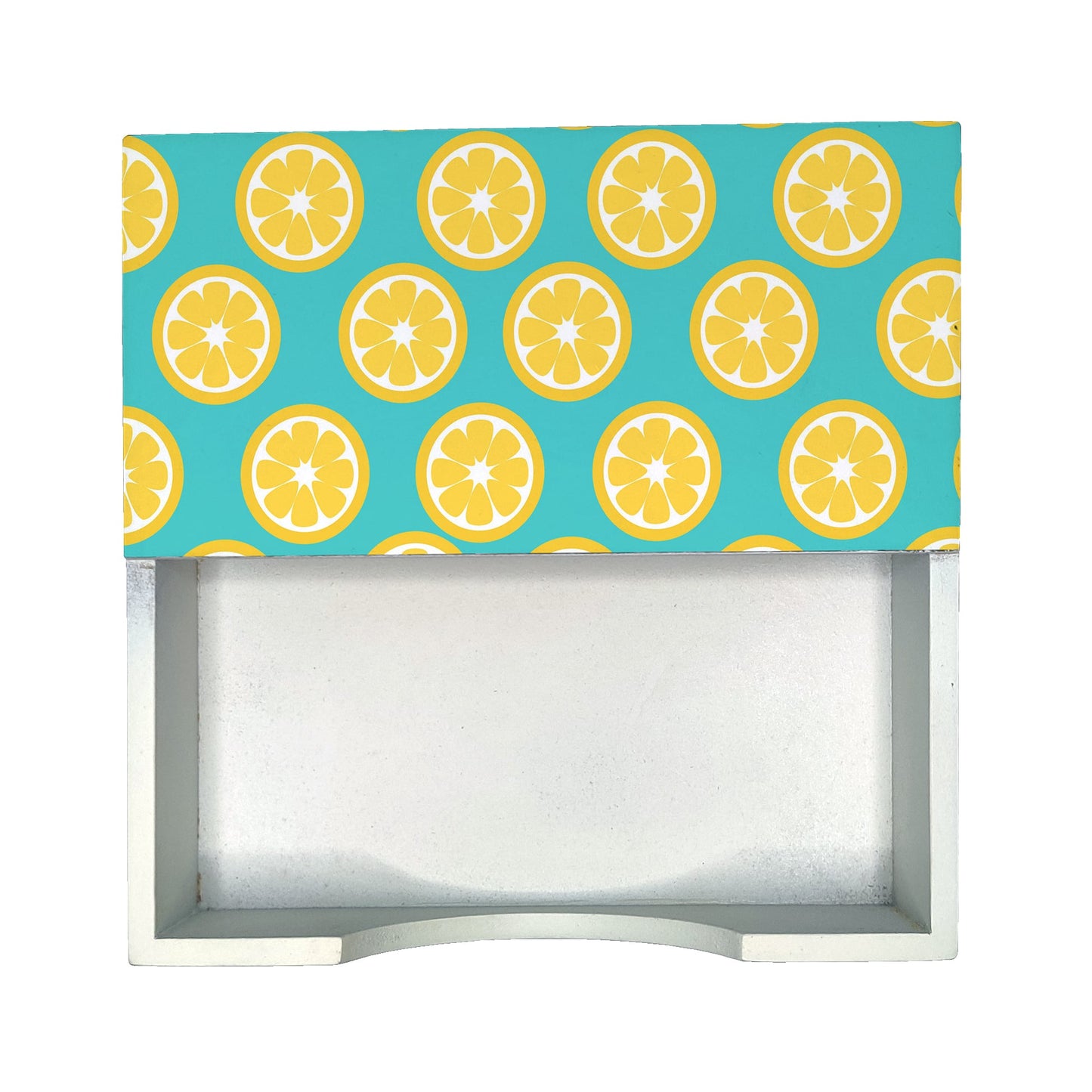 Lime Tissue Holder 6" x 6" x 1.5" Ht. - Design Image