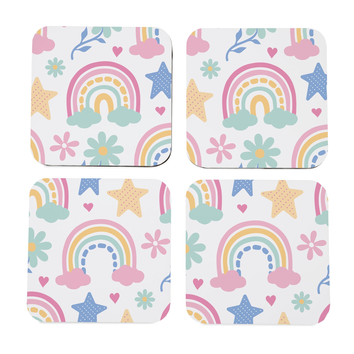 Pastel Rainbow Coaster
