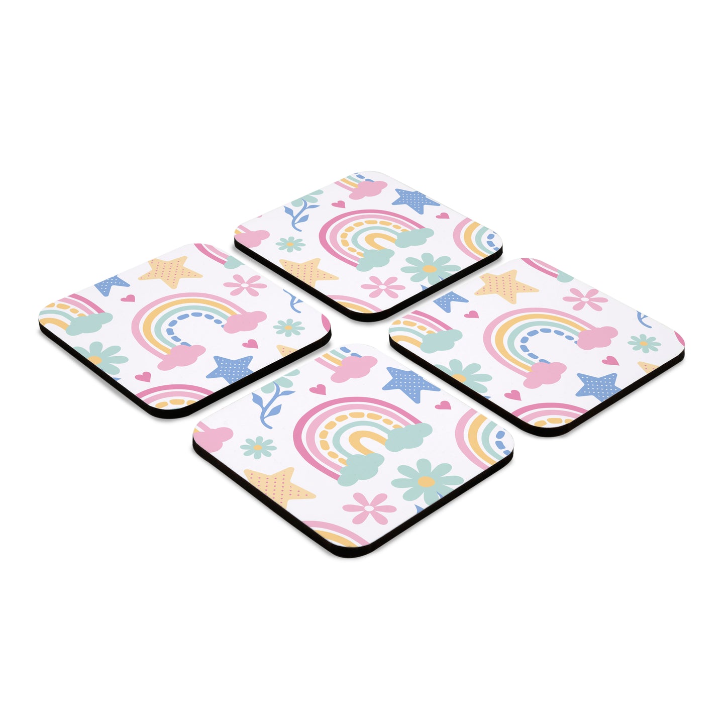 Pastel Rainbow Coaster