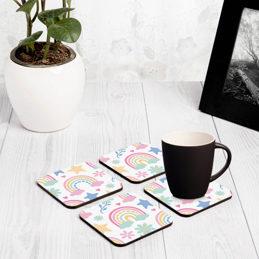 Pastel Rainbow Coaster