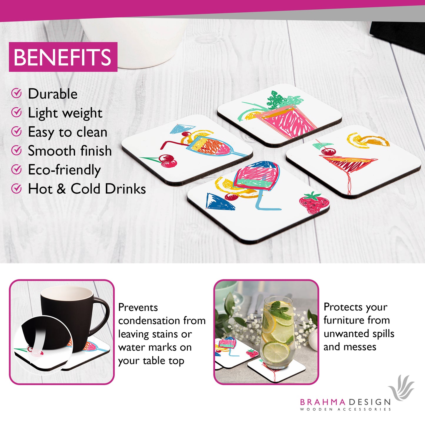 SummerCocktail Coaster