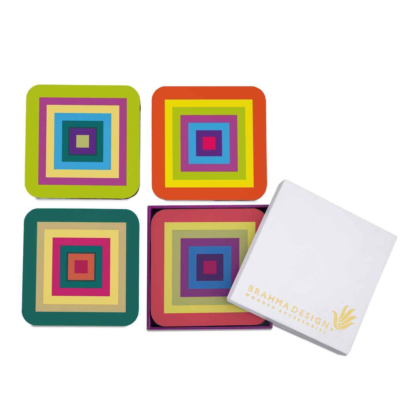 ColorfulSq Coaster