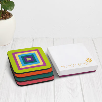 ColorfulSq Coaster