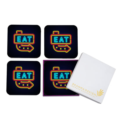 Neon Eat Coaster
