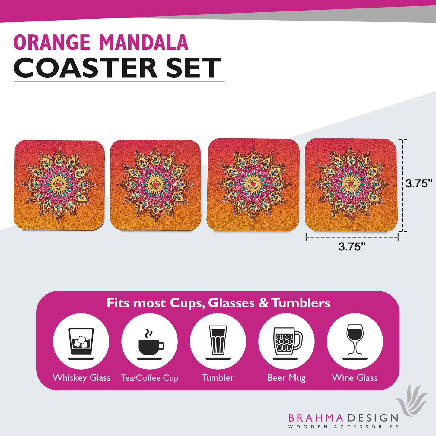 OrangeMandal Coaster
