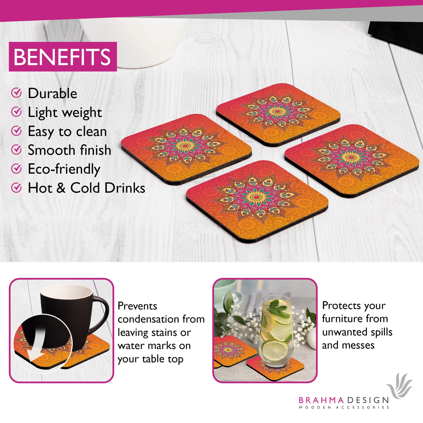 OrangeMandal Coaster