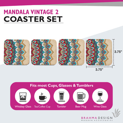MandalVntg2 Coaster
