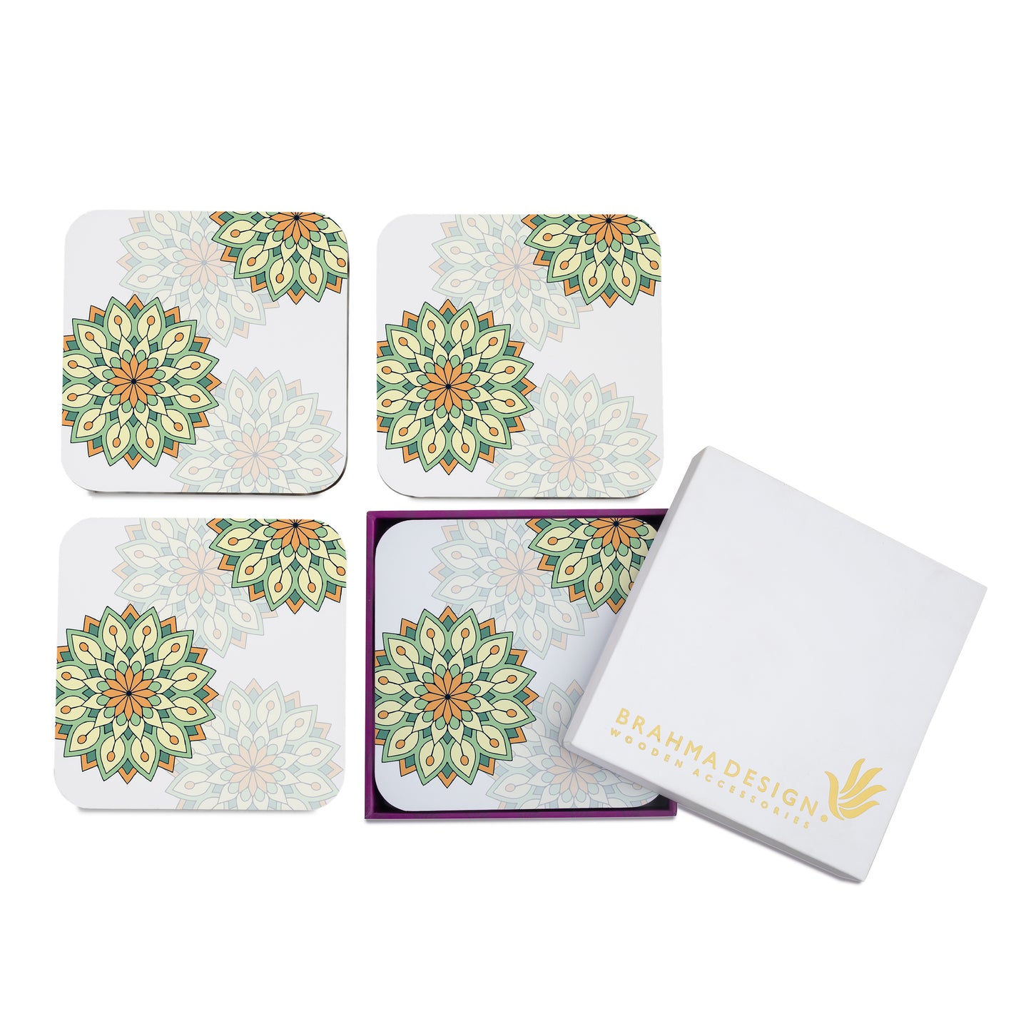 GreenMandala Coaster