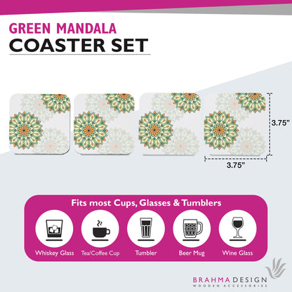 GreenMandala Coaster
