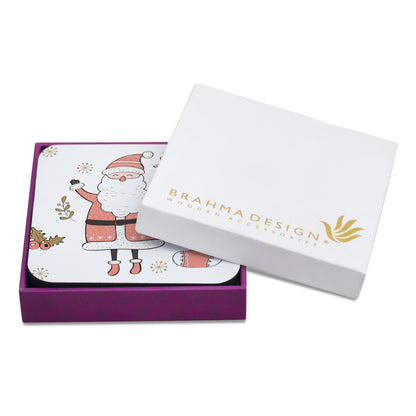 Xmas Allover Coaster