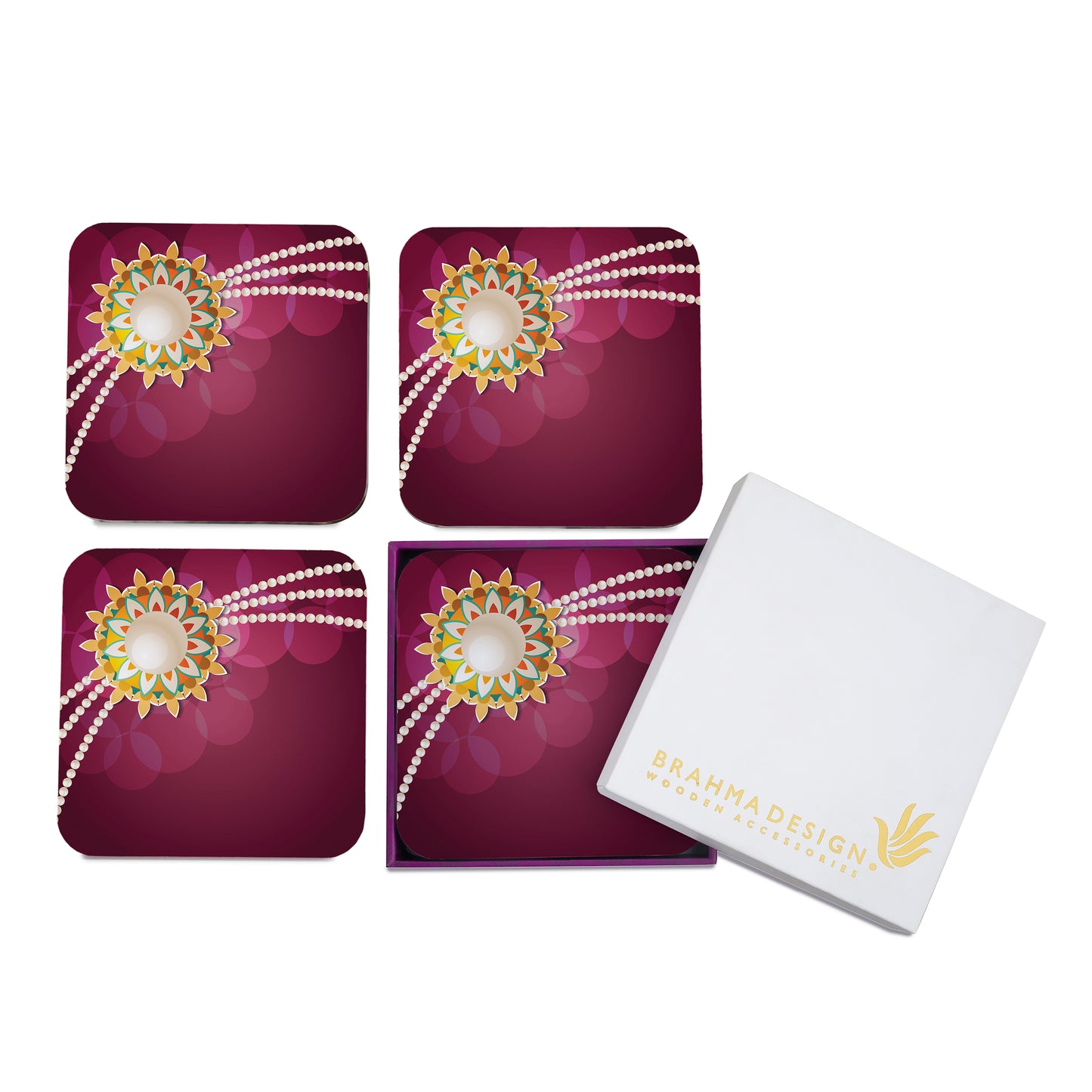 Rakhi Pearl Coaster