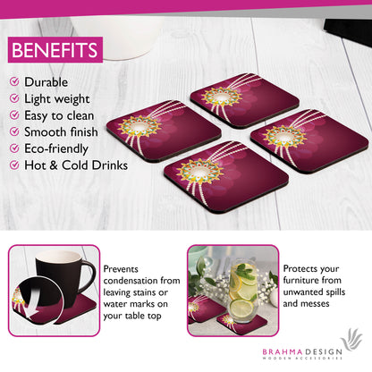 Rakhi Pearl Coaster