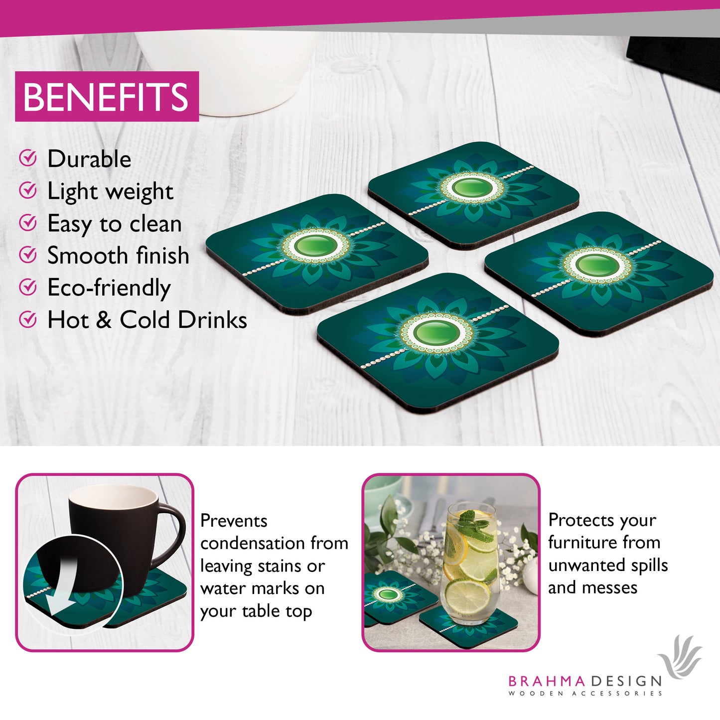 Rakhi Pearl Coaster