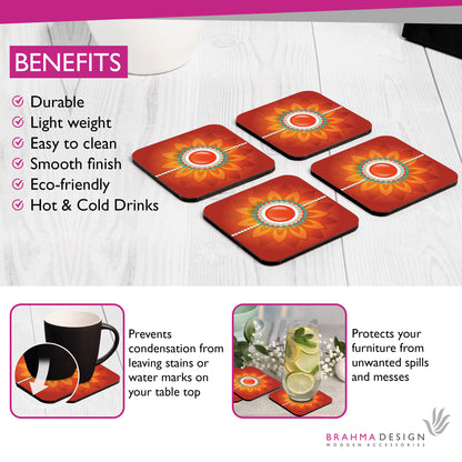 Rakhi Pearl Coaster