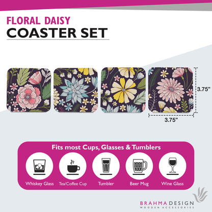 Flr Daisy Coaster