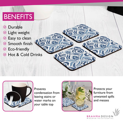 Liena Blue Coaster