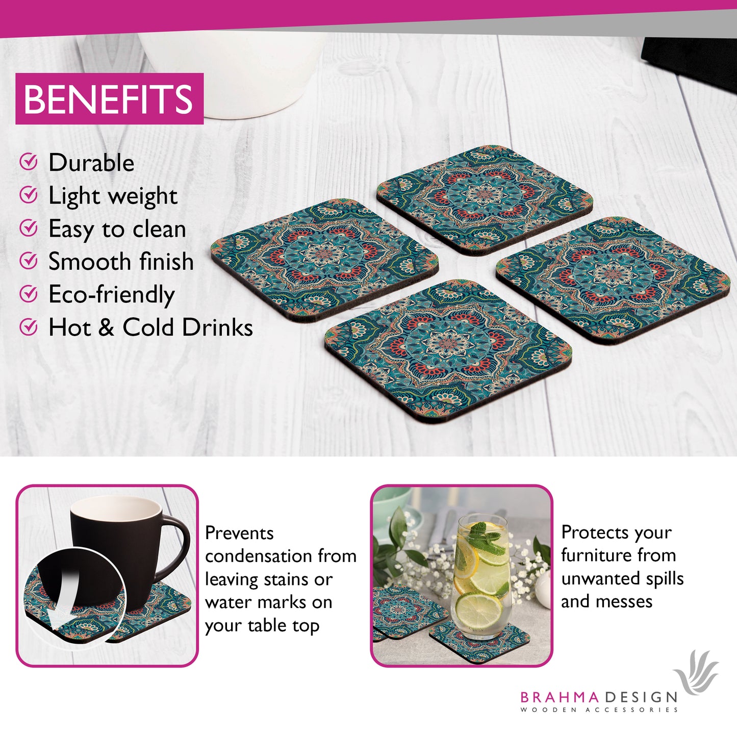 Sheesha Coaster