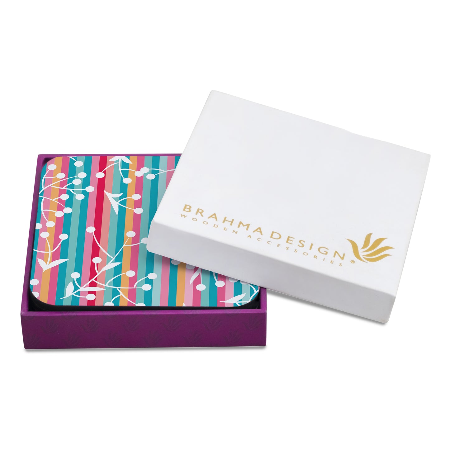 Flr Stripes Coaster