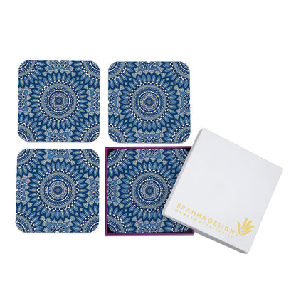 BlueMandala2 Coaster