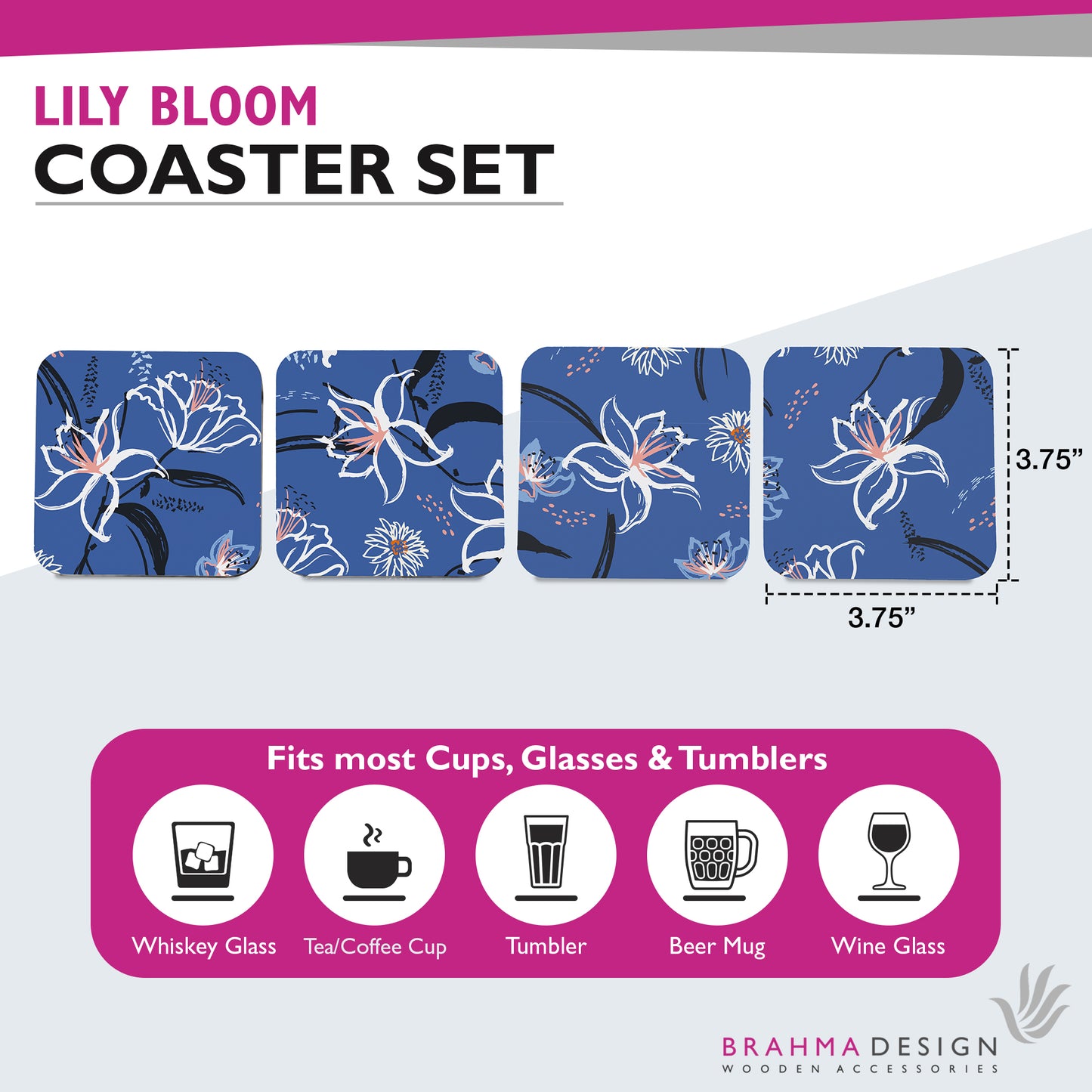 Lily Bloom Coaster