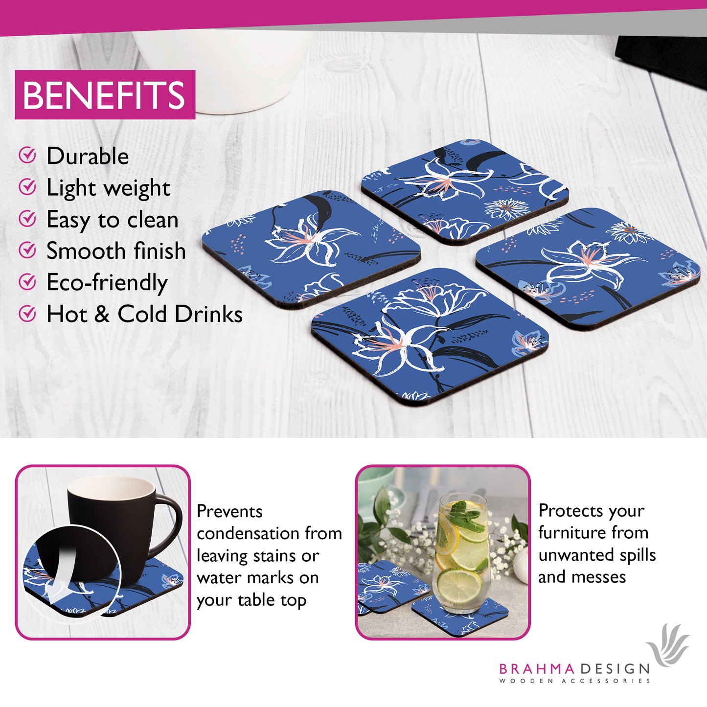 Lily Bloom Coaster