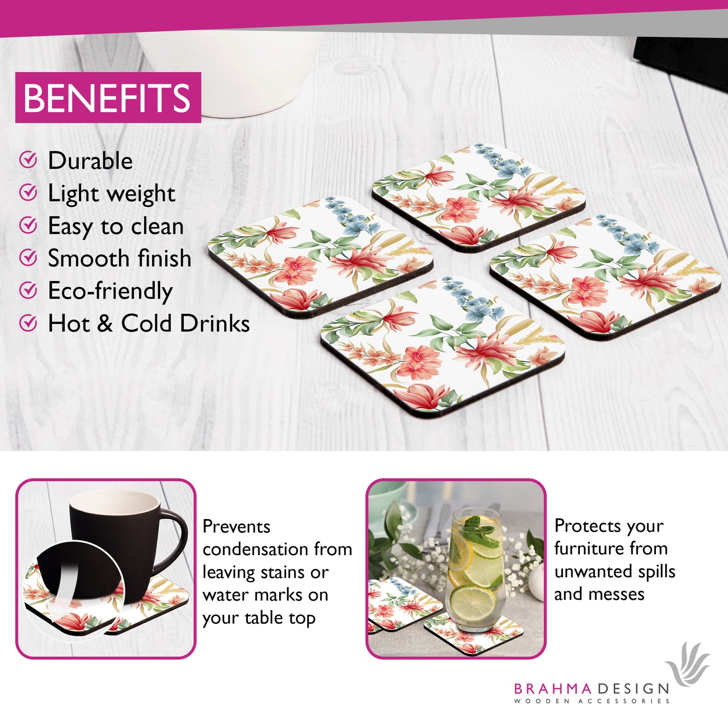 Magnolia Coaster
