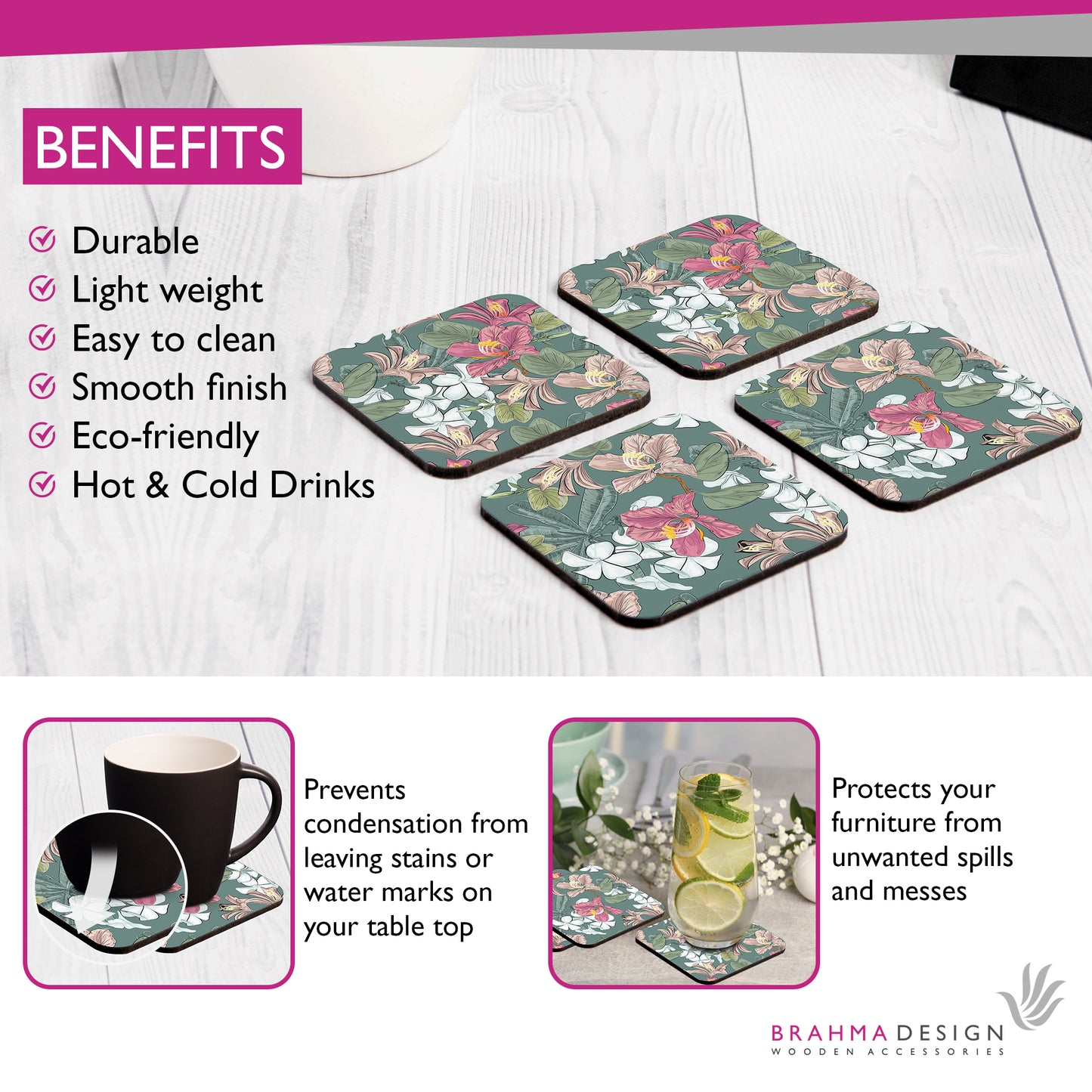 Vntg Jasmine Coaster