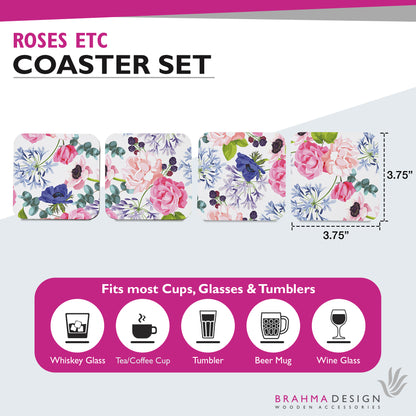 Roses Etc Coaster