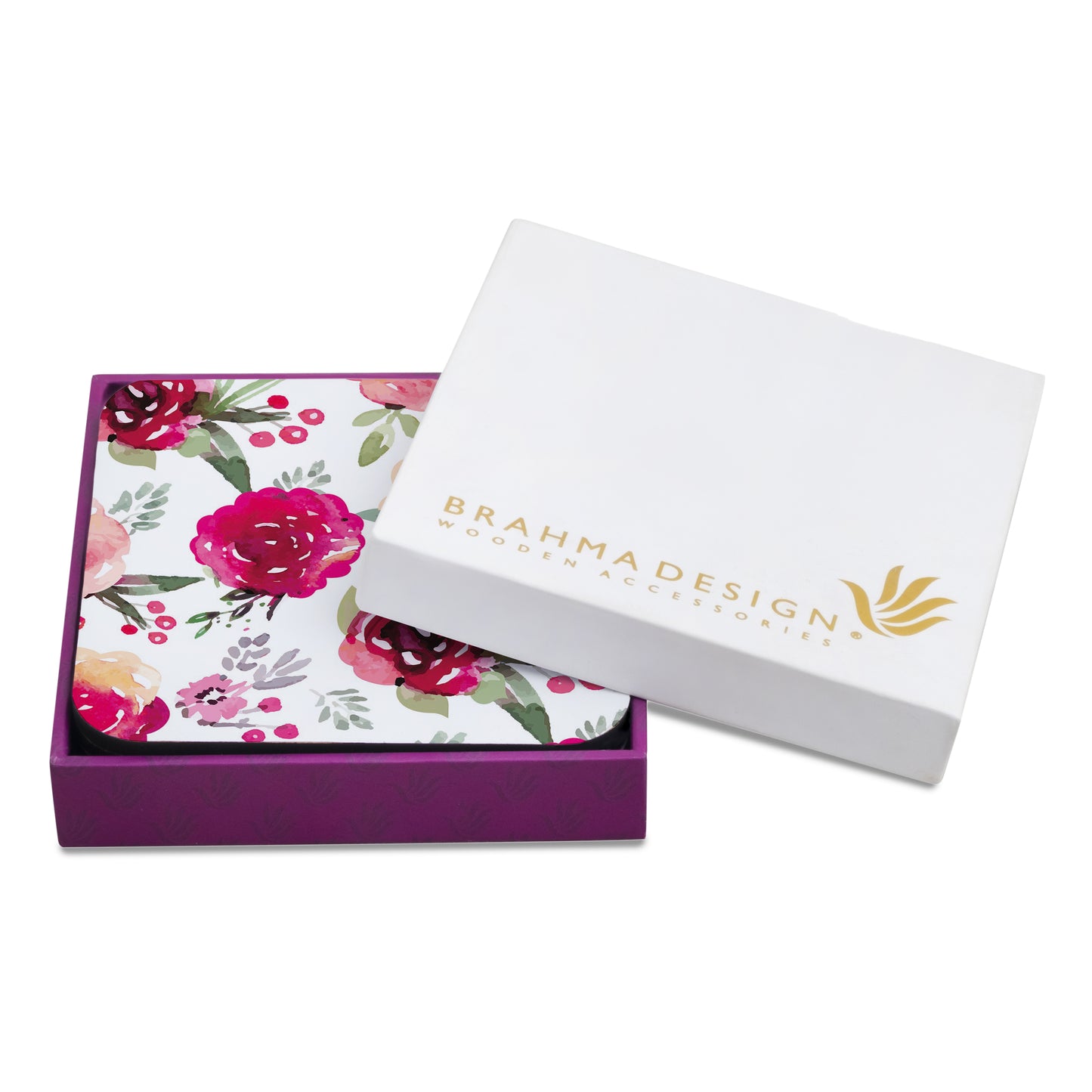 Pink Flr Coaster