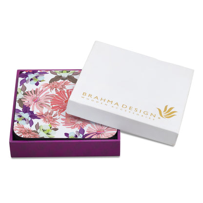 Pink Aster Coaster