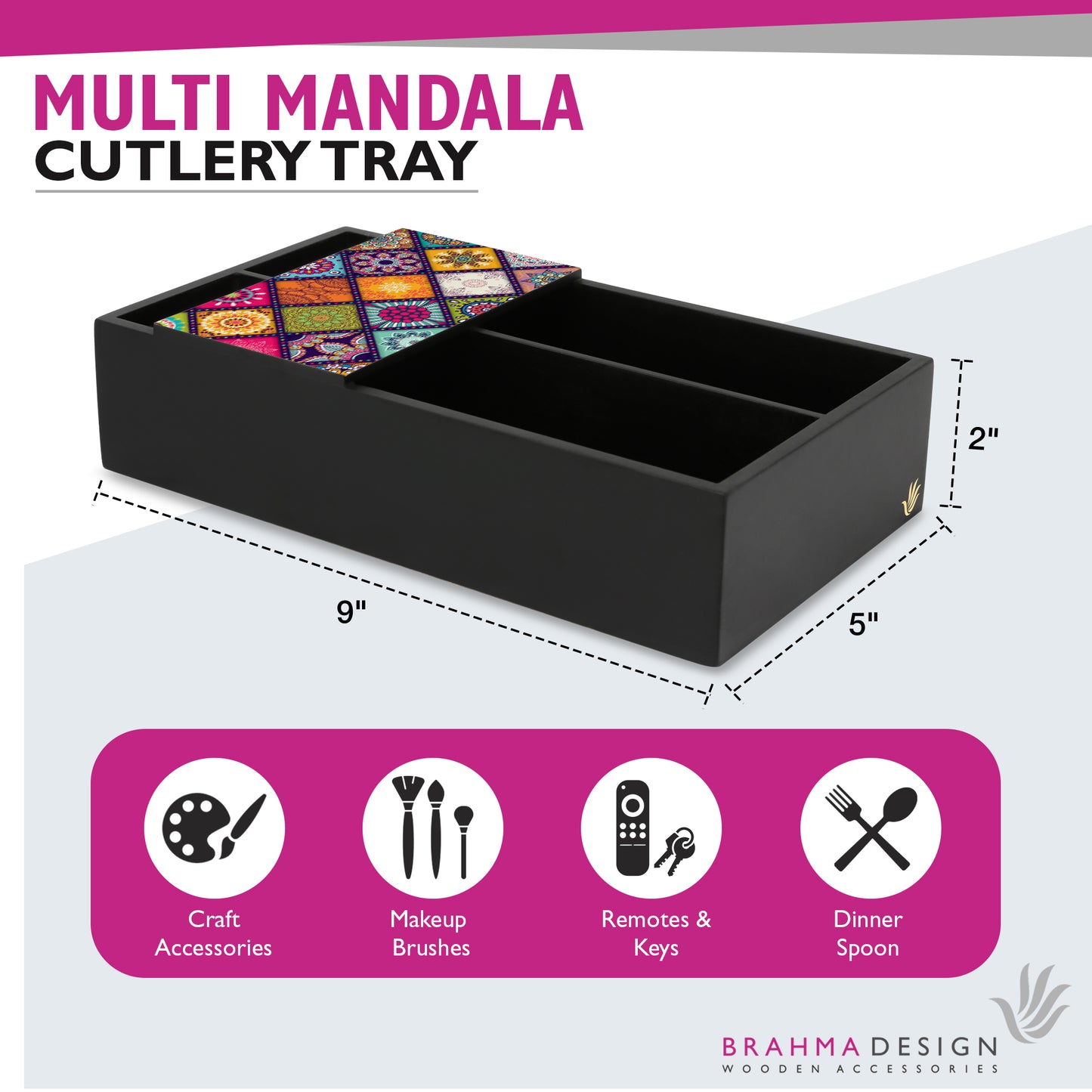 MultiMandala Cutlery Tray