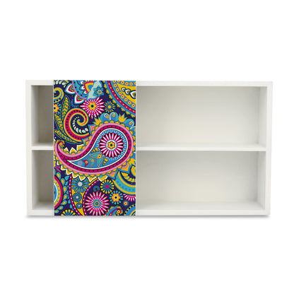 Blue Paisley Cutlery Tray