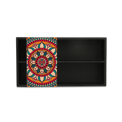 Red Mandala Cutlery Tray