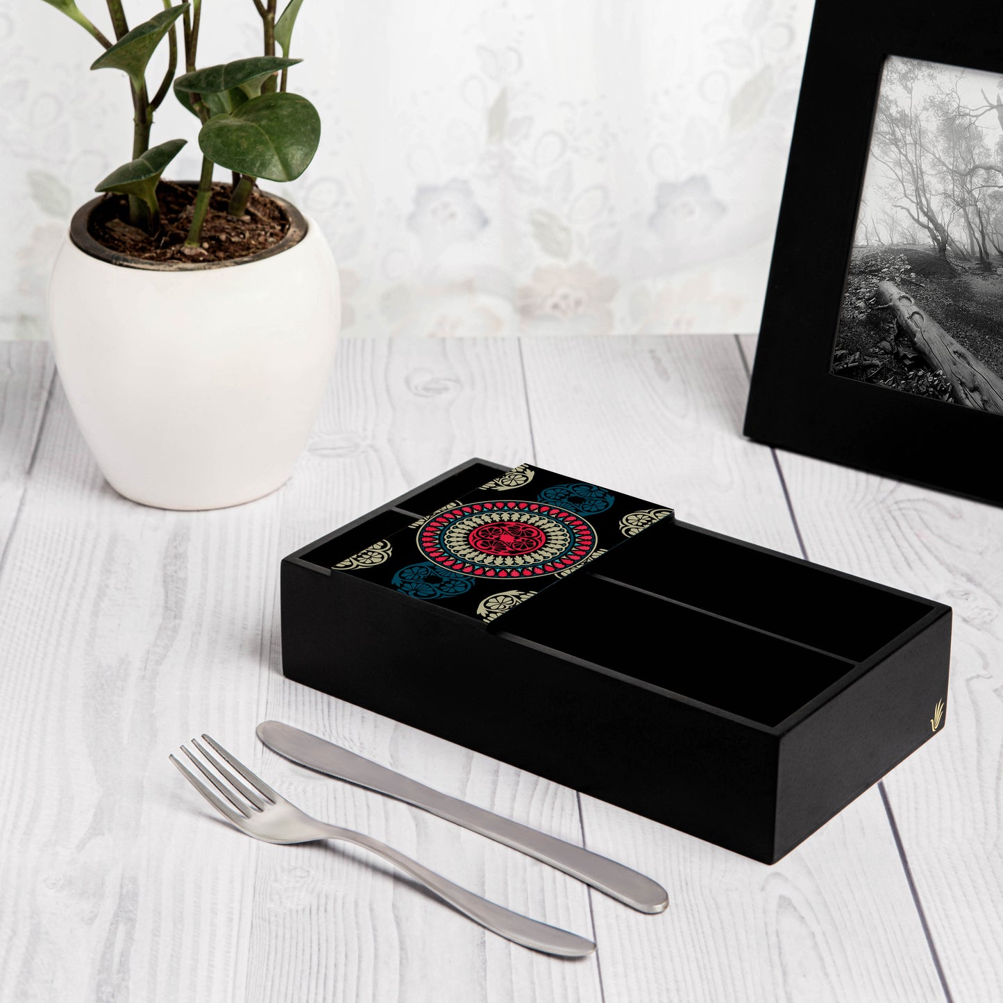 BlackMandala Cutlery Tray