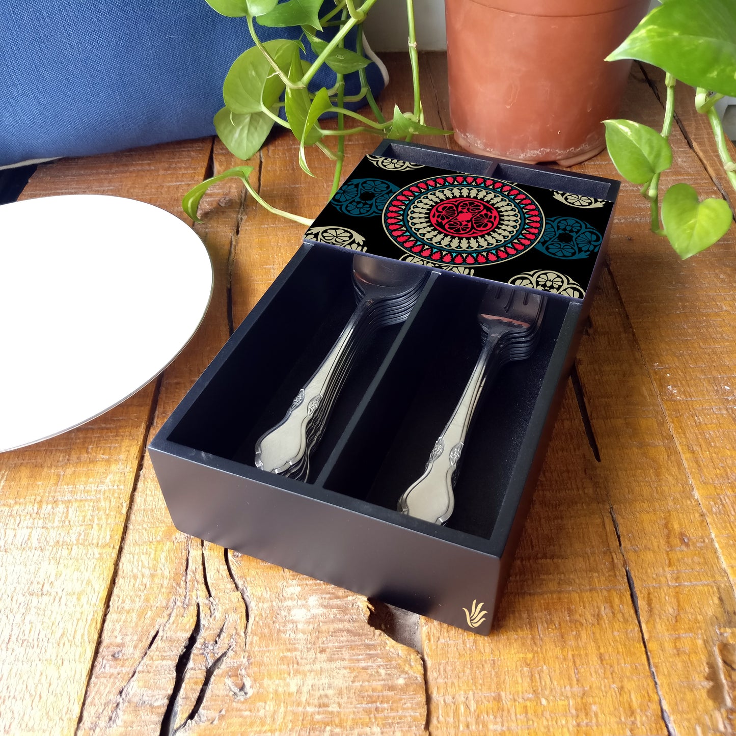 BlackMandala Cutlery Tray