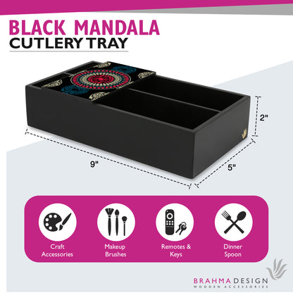 BlackMandala Cutlery Tray