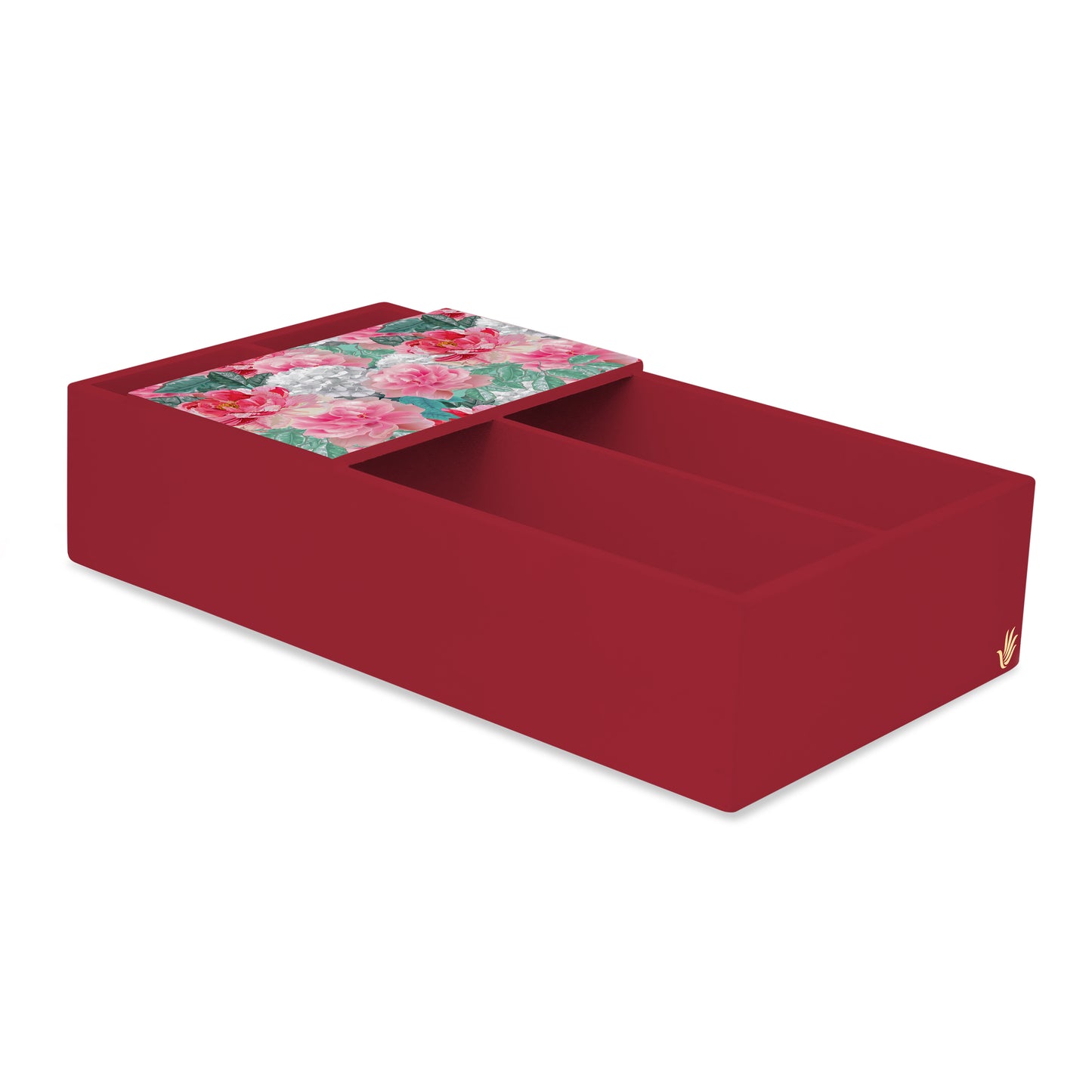 Red Chrys Cutlery Tray